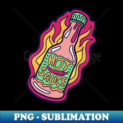 spicy hot sauce bottle - high-quality png sublimation download - unlock vibrant sublimation designs