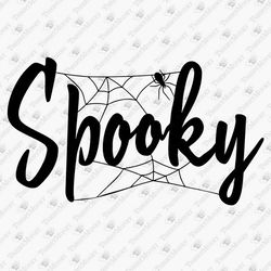 Spooky Halloween Spider Web T-shirt Design SVG Cut File