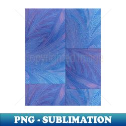 Blue Feathers - PNG Sublimation Digital Download - Add a Festive Touch to Every Day