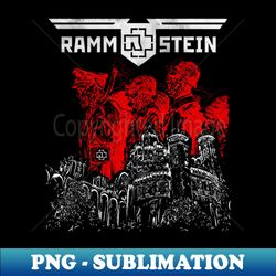 Rammstein - Retro PNG Sublimation Digital Download - Defying the Norms