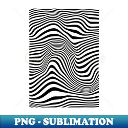 Optical Lined Illusion - Decorative Sublimation PNG File - Unleash Your Inner Rebellion