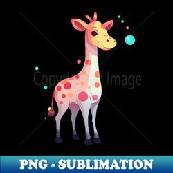 baby giraffe angolan giraffe - png transparent sublimation file - add a festive touch to every day