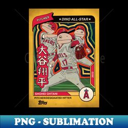 Topps Project Card - Shohei Ohtani - PNG Transparent Sublimation File - Stunning Sublimation Graphics