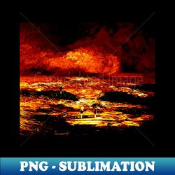 The Fiery Sky - Aesthetic Sublimation Digital File - Create with Confidence
