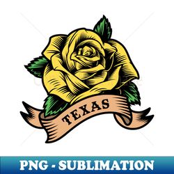 Yellow Rose Of Texas - Artistic Sublimation Digital File - Spice Up Your Sublimation Projects