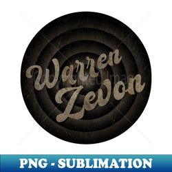 Warren Zevon - Digital Sublimation Download File - Vibrant and Eye-Catching Typography