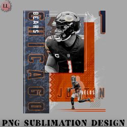 football png justin fields football paper poster bears 2