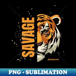 majestic tiger canvas print - aesthetic sublimation digital file - instantly transform your sublimation projects