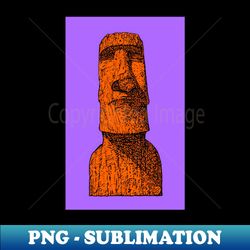 MOAI 6 - Premium PNG Sublimation File - Transform Your Sublimation Creations