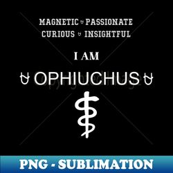 Ophiuchus horoscope 02 - PNG Transparent Digital Download File for Sublimation - Boost Your Success with this Inspirational PNG Download
