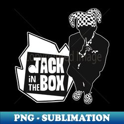jack in the box - decorative sublimation png file - spice up your sublimation projects
