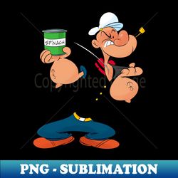Popeye getting his spinach - High-Quality PNG Sublimation Download - Perfect for Creative Projects