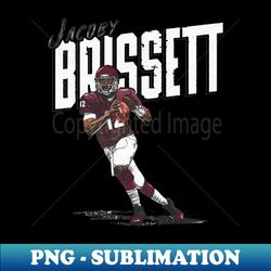 Jacoby Brissett Washington Slant - Retro PNG Sublimation Digital Download - Add a Festive Touch to Every Day