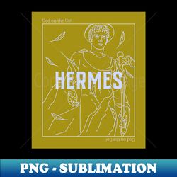 Hermes Godon the go - Elegant Sublimation PNG Download - Boost Your Success with this Inspirational PNG Download