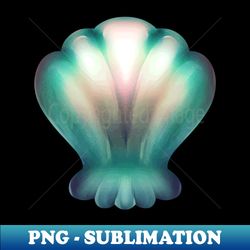 Mermaid Clamshell - PNG Transparent Digital Download File for Sublimation - Revolutionize Your Designs