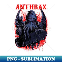 anthrax band merchandise - signature sublimation png file - bold & eye-catching