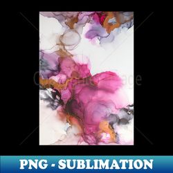 Alcohol ink abstract background Ink abstract sea painting Colorful liquid ink technique water texture - PNG Transparent Sublimation Design - Unleash Your Creativity