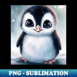 cute baby penguin - cute baby animals - png transparent sublimation design - perfect for creative projects