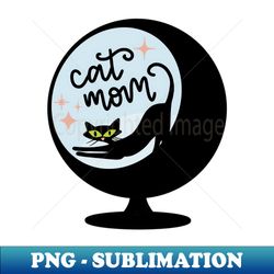 Retro cat mom - Signature Sublimation PNG File - Perfect for Personalization