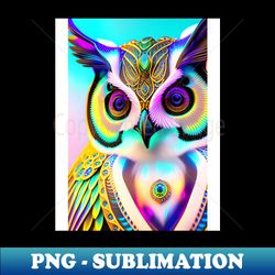 Owl Spirit Sage - Unique Sublimation PNG Download - Perfect for Sublimation Mastery