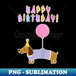 birthday candles dachshund party - premium sublimation digital download - spice up your sublimation projects