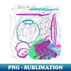 Art - PNG Transparent Sublimation Design - Fashionable and Fearless