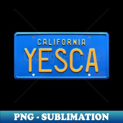 Cali License Yesca - Special Edition Sublimation PNG File - Revolutionize Your Designs