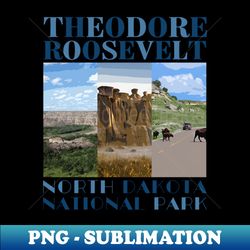 Theodore Roosevelt National Park North Dakota - Elegant Sublimation PNG Download - Spice Up Your Sublimation Projects