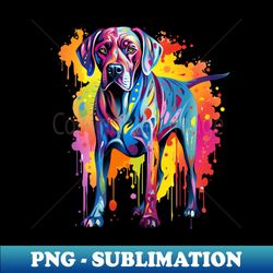 Great Dane Colorfull - PNG Sublimation Digital Download - Bring Your Designs to Life