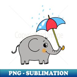 cute baby elephant - png transparent sublimation design - unlock vibrant sublimation designs
