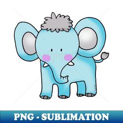 cute baby elephant - stylish sublimation digital download - perfect for creative projects