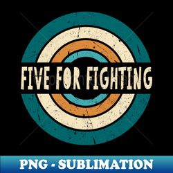 Graphic Five Lovely Fighting Name Flowers Vintage Styles 70s - Instant PNG Sublimation Download - Stunning Sublimation Graphics