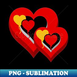 Love Hearts - Trendy Sublimation Digital Download - Stunning Sublimation Graphics