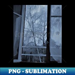 window - nature and landscape - decorative sublimation png file - defying the norms