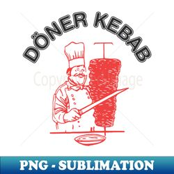 doner kebab banner - digital sublimation download file - spice up your sublimation projects
