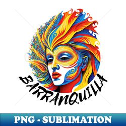 dark barranquilla carnival mask - Stylish Sublimation Digital Download - Stunning Sublimation Graphics