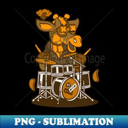 Girrafe Drummer - Decorative Sublimation PNG File - Perfect for Sublimation Mastery