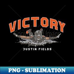 Justin Fields Victory Slide - Special Edition Sublimation PNG File - Stunning Sublimation Graphics
