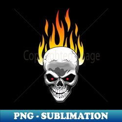 Burning Skull - Burning Man Inspired - Special Edition Sublimation PNG File - Stunning Sublimation Graphics