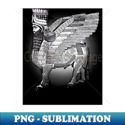 Classic Lamassu - Retro PNG Sublimation Digital Download - Instantly Transform Your Sublimation Projects