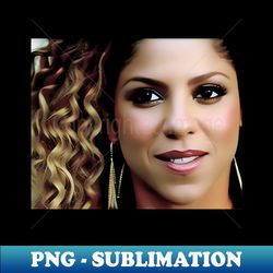 Shakira - Modern Sublimation PNG File - Capture Imagination with Every Detail