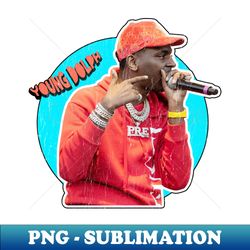 Retro Vintage Young Dolph - High-Quality PNG Sublimation Download - Create with Confidence