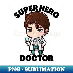 Doctors are Super Heroes  Female Doctor - Premium PNG Sublimation File - Perfect for Sublimation Mastery