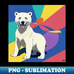 polar bear - png sublimation digital download - instantly transform your sublimation projects