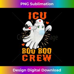 Cute Ghost Halloween ICU Boo Boo Crew Nurse Gift Women Girls - Urban Sublimation PNG Design - Rapidly Innovate Your Artistic Vision