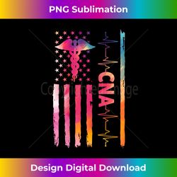 CNA US Flag, CNA - Certified Nursing Assistant - Minimalist Sublimation Digital File - Infuse Everyday with a Celebratory Spirit