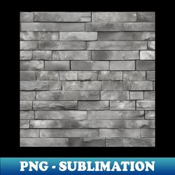 gray stone brick wall pattern - retro png sublimation digital download - bring your designs to life