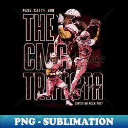 Christian McCaffrey San Francisco Trifecta - Professional Sublimation Digital Download - Spice Up Your Sublimation Projects