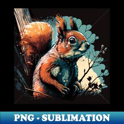 squirrel - Trendy Sublimation Digital Download - Spice Up Your Sublimation Projects