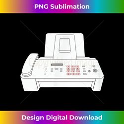 fax machine - minimalist sublimation digital file - immerse in creativity with every design
